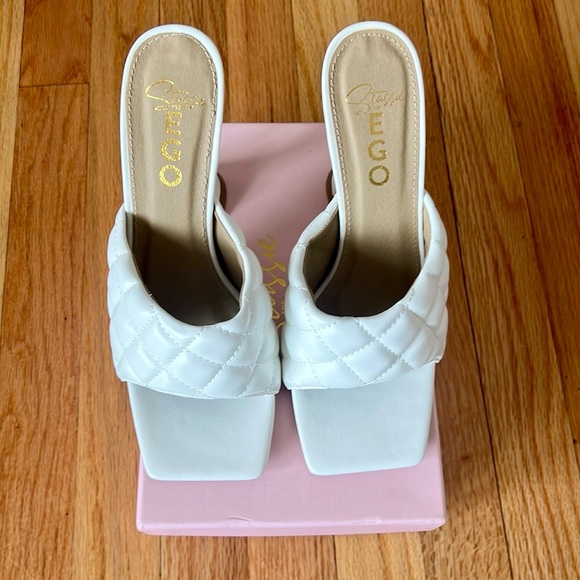 Ego by stassi white Heels size 6 - Picture 2 of 7